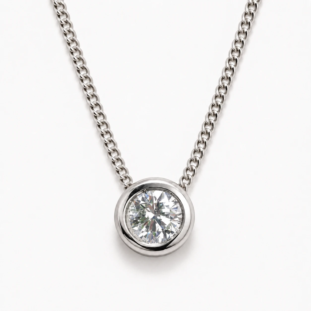 Pendente Moonlight con diamante